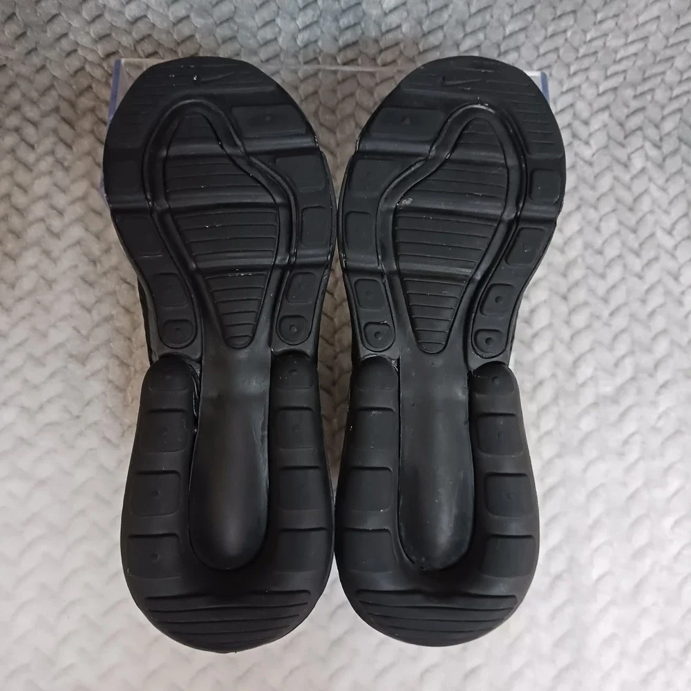 Nike Air Max 270 Black GS Walking Running Sneakers Shoes Size 4.5Y Women's 6